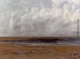 Der Strand von Trouville bei Ebbe Der Strand von Trouville bei Ebbe