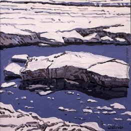 Studie für Eis-Fluss, Allagash Studie für Eis-Fluss, Allagash