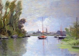 Argenteuil vom Kleinen Arm der Seine gesehen Argenteuil vom Kleinen Arm der Seine gesehen