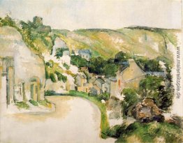 Eine Wende in der Straße bei La Roche-Guyon Eine Wende in der Straße bei La Roche-Guyon