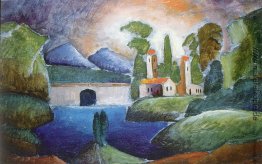 Landschaft mit Türmen Landschaft mit Türmen