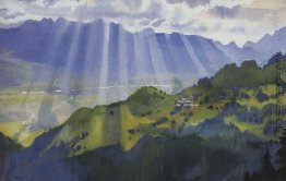 Berglandschaft. Schweiz Berglandschaft. Schweiz