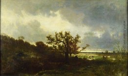 Landschaft mit Oaktree Landschaft mit Oaktree