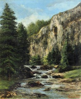Studie für Landschaft mit Wasserfall Studie für Landschaft mit Wasserfall