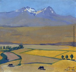 Berges Aragats im Sommer Berges Aragats im Sommer