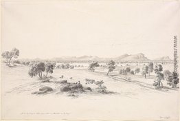 Blick auf die Grampians von einem Hügel in der Nähe von Hamilton Blick auf die Grampians von einem Hügel in der Nähe von Hamilton