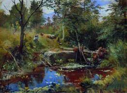 Landschaft mit Brücke Landschaft mit Brücke