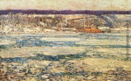 Eis auf dem Hudson Eis auf dem Hudson