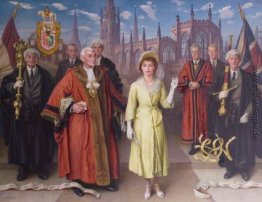 Prinzessin Elizabeth Eröffnung des neuen Broadgate, Coventry Prinzessin Elizabeth Eröffnung des neuen Broadgate, Coventry