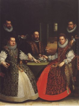 Portrait des Coozzadini Familie Portrait des Coozzadini Familie