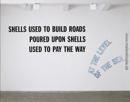 Shells verwendet, um Straßen zu bauen ... Shells verwendet, um Straßen zu bauen ...