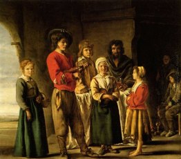 Bauern in der Höhlenhaus Bauern in der Höhlenhaus