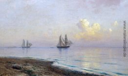 Seestück mit Segelbooten Seestück mit Segelbooten