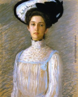 Alice in einem weißen Hut Alice in einem weißen Hut