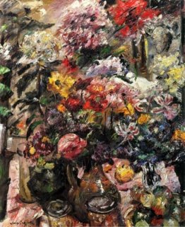 Stillleben mit Chrysanthemen und Amaryllis Stillleben mit Chrysanthemen und Amaryllis