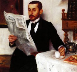 Porträt des Malers Benno Becker Porträt des Malers Benno Becker