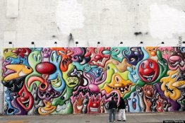 Wandbild auf Houston und Bowery Wandbild auf Houston und Bowery