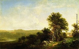 Landschaft mit Haus Landschaft mit Haus
