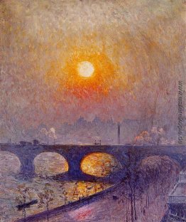 Sonnenuntergang über Waterloo-Brücke Sonnenuntergang über Waterloo-Brücke
