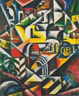 Cubist Landschaft Stadt Cubist Landschaft Stadt