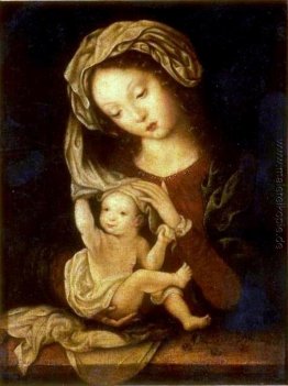 Madonna und Kind mit Kirschen Madonna und Kind mit Kirschen