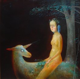 Das Einhorn in den Wald Das Einhorn in den Wald