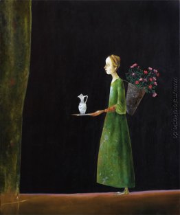 Mädchen mit Blumen Mädchen mit Blumen