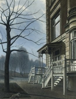 Haus mit zwei Treppen Haus mit zwei Treppen