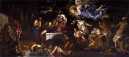 St Roch im Gefängnis von einem Engel besuchte St Roch im Gefängnis von einem Engel besuchte