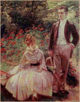 Die Künstler-Sohn und Schwester im Garten bei Sevres Die Künstler-Sohn und Schwester im Garten bei Sevres