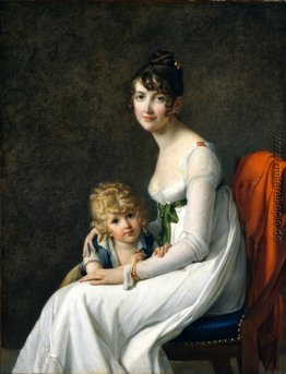 Madame Jeanne Desbassayns de Richemont und ihr Sohn Eugène Madame Jeanne Desbassayns de Richemont und ihr Sohn Eugène