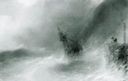 Das Schiff auf den Felsen geworfen Das Schiff auf den Felsen geworfen
