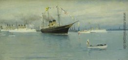 Parade der Marine. Kaiseryacht Standart. Parade der Marine. Kaiseryacht Standart.