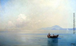 Meeresstille. Landschaft mit Fischern Meeresstille. Landschaft mit Fischern