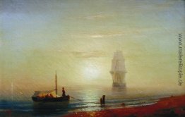 Der Sonnenuntergang am Meer Der Sonnenuntergang am Meer