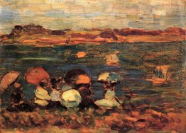 Beach Scene, St. Malo Beach Scene, St. Malo