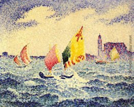 Segelboote in der Nähe von Chicago Segelboote in der Nähe von Chicago