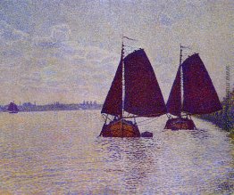 Lastkähne auf der Schelde Lastkähne auf der Schelde