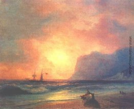 Der Sonnenuntergang am Meer Der Sonnenuntergang am Meer