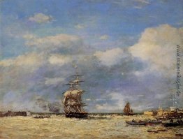 Eingang zum Hafen von Havre Eingang zum Hafen von Havre