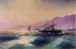 Kanonenboot vor Kreta Kanonenboot vor Kreta