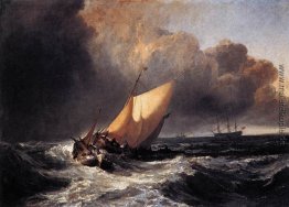 Niederländische Boote in einem Sturm Niederländische Boote in einem Sturm