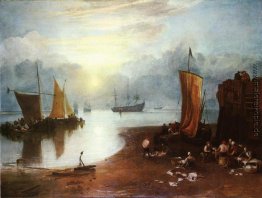 Sonnenaufgang durch Vagour Fischer Reinigung und Sellilng Fisch Sonnenaufgang durch Vagour Fischer Reinigung und Sellilng Fisch