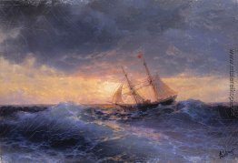 Meer. Sonnenuntergang Meer. Sonnenuntergang