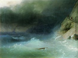 Der Sturm in der Nähe von Felsen Der Sturm in der Nähe von Felsen