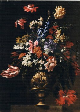 Stilleben mit einer Vase mit Blumen Stilleben mit einer Vase mit Blumen