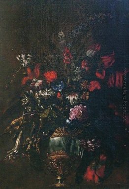 Natura morta di fiori in un vaso Natura morta di fiori in un vaso