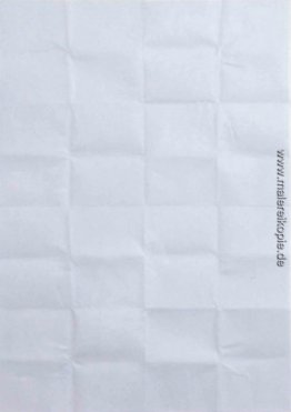 Arbeits No. 384 (Ein Blatt Papier gefaltet und entfaltet) Arbeits No. 384 (Ein Blatt Papier gefaltet und entfaltet)