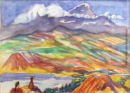 Landschaft mit Bergen Landschaft mit Bergen