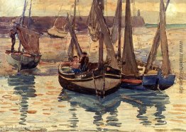 Kleine Fischerboote, Treport, Frankreich Kleine Fischerboote, Treport, Frankreich